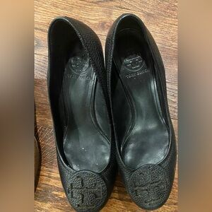 Tory Burch wedge Platform 8 1/2 black